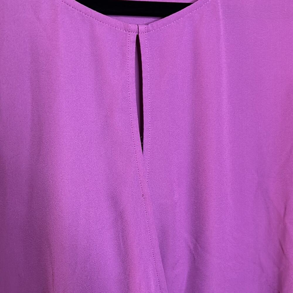 Banana Republic Women Purple Long Sleeve Blouse Size XS - Picture 6 of 8